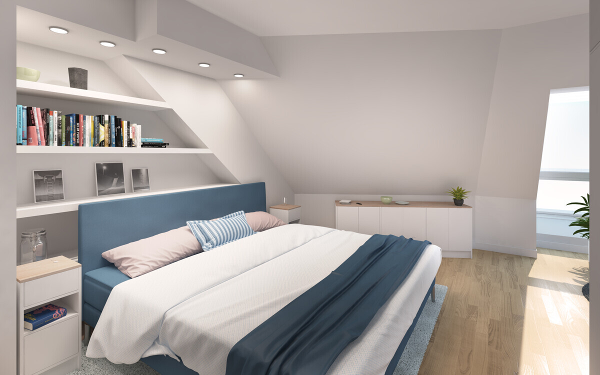 Walle Erstbezug: exklusive 2 Zimmer Whg. - toller Blick über die Dächer Bremens, EBK, Balkon uvm. - Photo 3