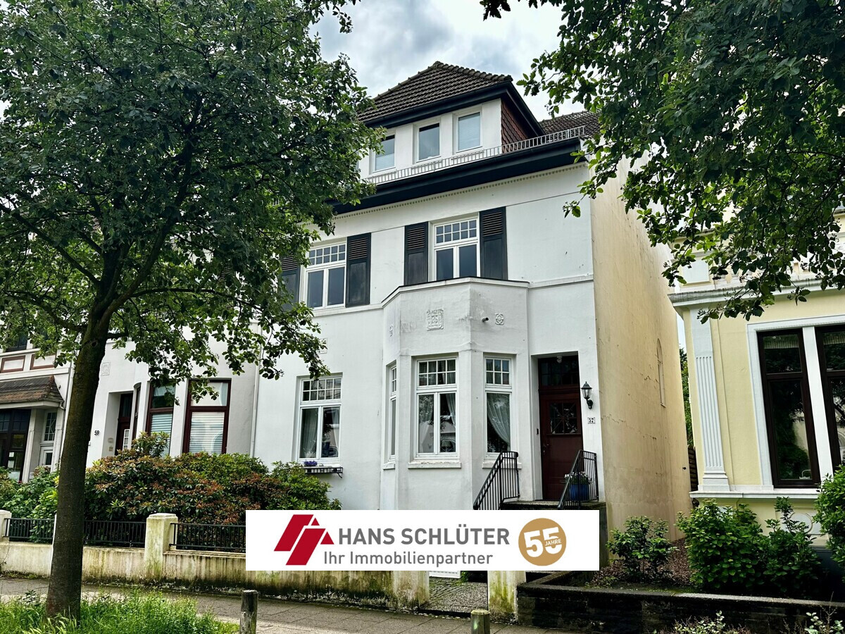 Gete: Gemütliche 2 Zi.-DG-Wohnung in stilvollem Altbremer Haus, mit EBK, Dielenboden- Schwachhausen - Photo 4