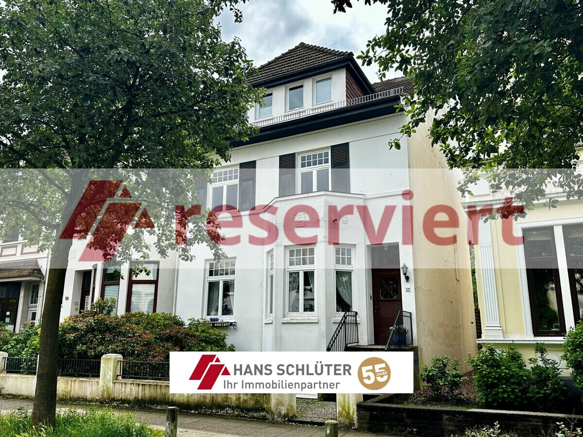 Gete: Gemütliche 2 Zi.-DG-Wohnung in stilvollem Altbremer Haus, mit EBK, Dielenboden- Schwachhausen - Photo 4