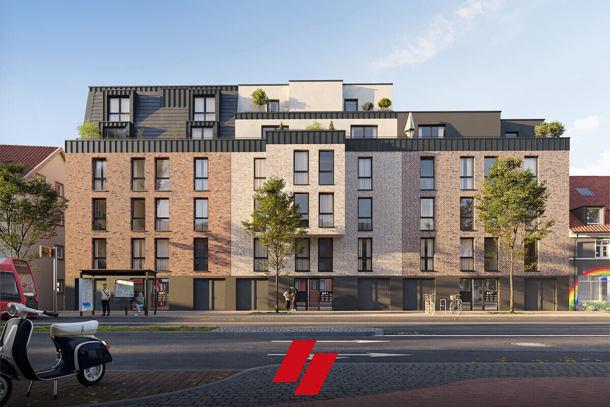 Neubau Erstbezug: Exklusiv und hochwertig ausgestattete 1 Zimmer Terrassenwohnung in Hastedt -Haus C - Foto 1