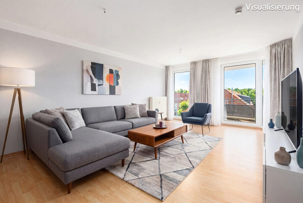 Findorff-Weidedamm: vermietete 3-Zimmerwohnung mit Balkon und Tiefgaragenstellplatz