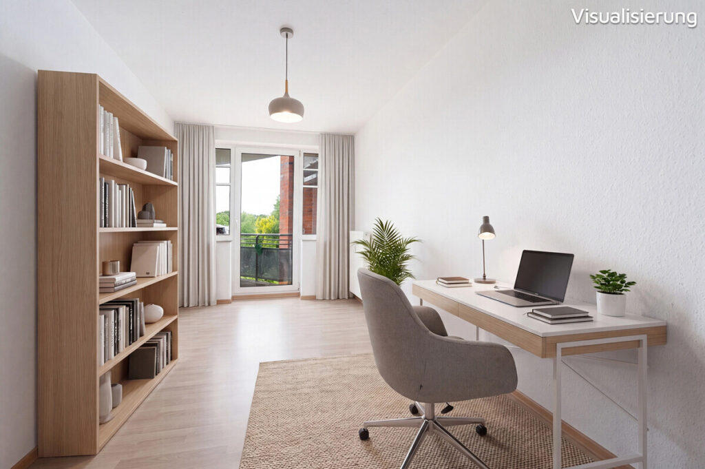 Findorff-Weidedamm: vermietete 3-Zimmerwohnung mit Balkon und Tiefgaragenstellplatz
