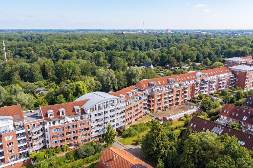 Findorff-Weidedamm: vermietete 3-Zimmerwohnung mit Balkon und Tiefgaragenstellplatz