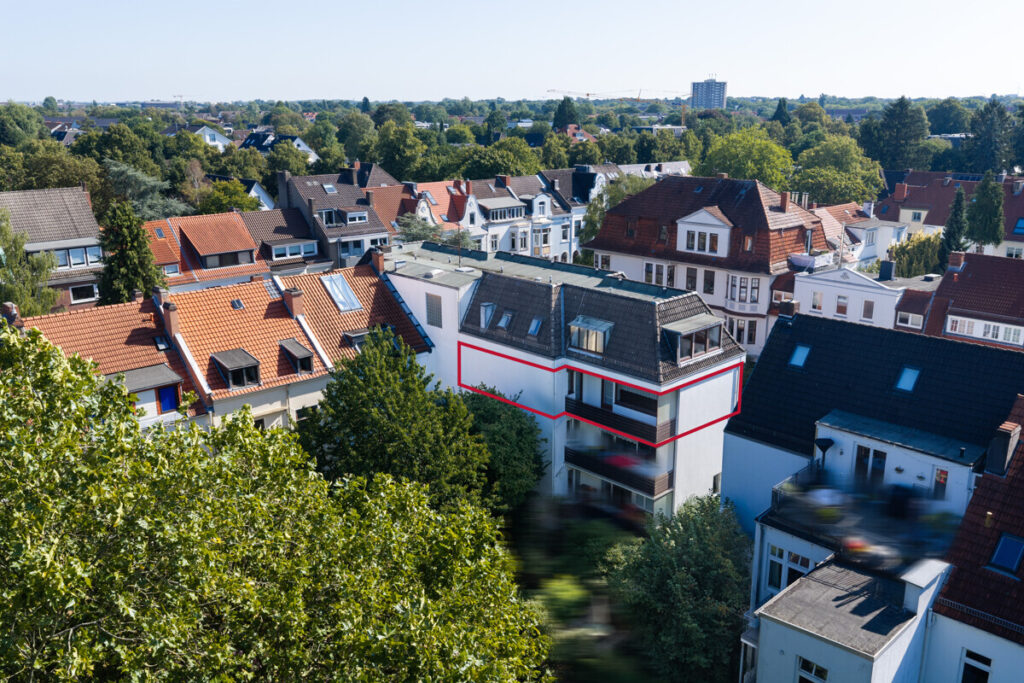 Wachmannquartier: Großzügige, sehr gut aufgeteilte 3-Zimmerwohnung mit 2 Balkonen