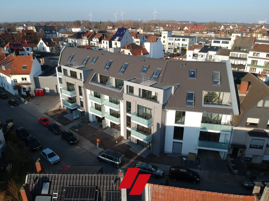 Neubau Erstbezug: Exklusive 4-Zi. Maisonette-Wohnung über den Dächern von Walle
