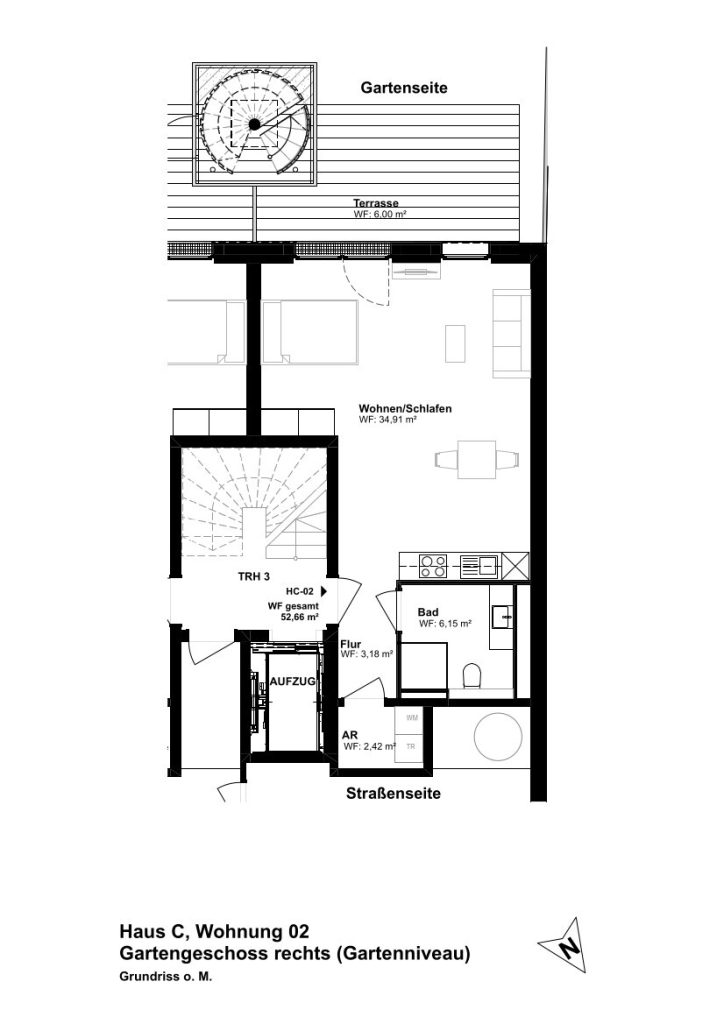 Neubau Erstbezug: Exklusiv und hochwertig ausgestattete 1 Zimmer Terrassenwohnung in Hastedt -Haus C