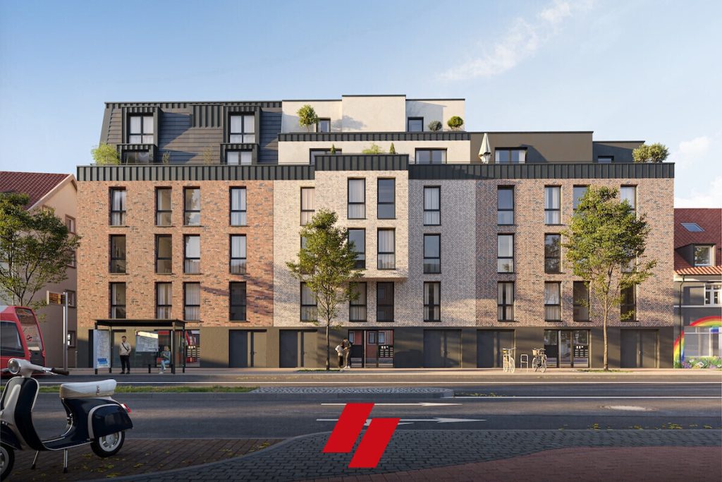 Neubau Erstbezug: Exklusiv und hochwertig ausgestattete 1 Zimmer Terrassenwohnung in Hastedt -Haus C