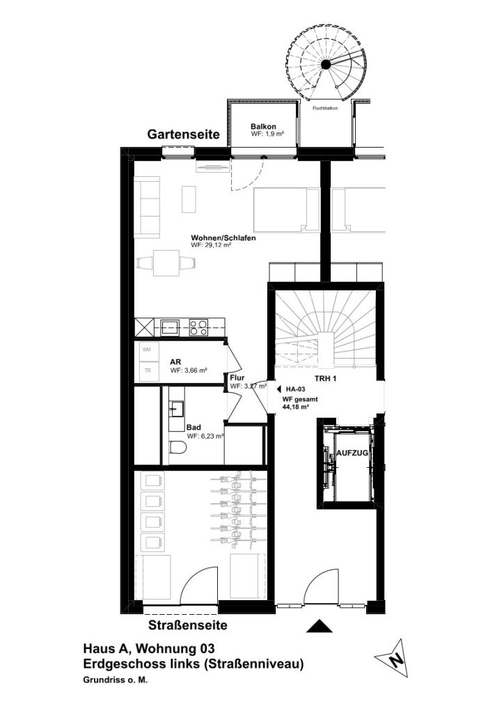 Icons of Living: 13 Neubau-Eigentumswohnungen mit QNG-Abschreibungsmöglichkeiten im vorderen Hastedt