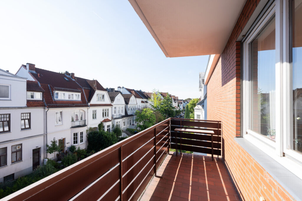 Wachmannquartier: Großzügige, sehr gut aufgeteilte 3-Zimmerwohnung mit 2 Balkonen