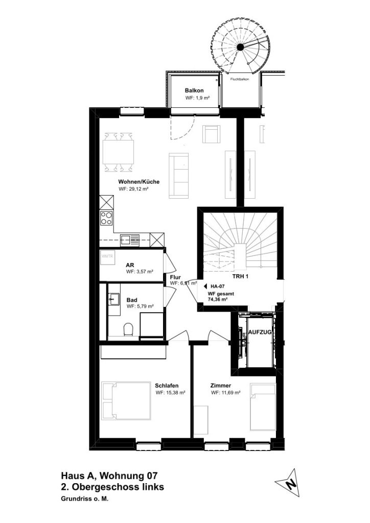 Icons of Living: 3 Zimmer Neubau-Eigentumswohnungen im vorderen Hastedt (KFW-40 und QNG)