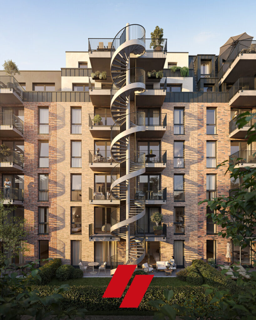 Neubau Erstbezug:  Exklusive und hochwertig ausgestattete 2 Zimmer Wohnung im 2. OG  - Haus C