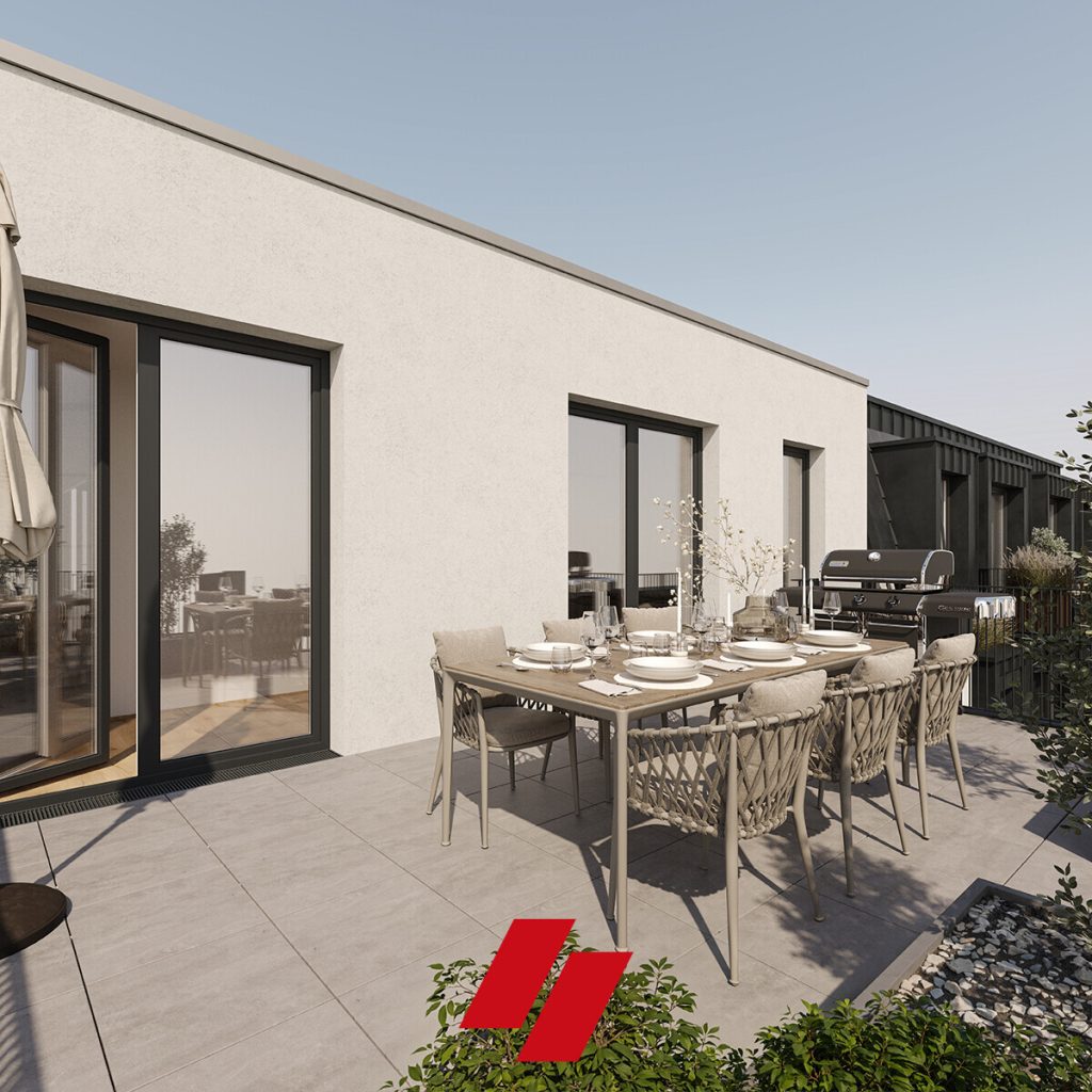 Penthouse Neubau Erstbezug:  Exklusives Leben über den Dächern Bremens, 2 Zimmer,in Haus B