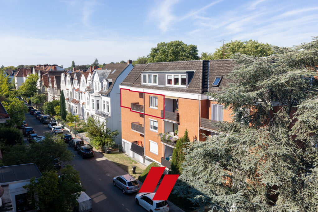 Wachmannquartier: Großzügige, sehr gut aufgeteilte 3-Zimmerwohnung mit 2 Balkonen