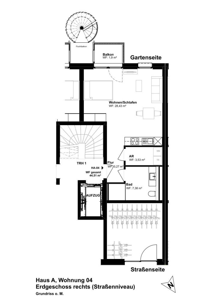 Östliche Vorstadt: 1- bis 3-Zimmer Neubau-Eigentumswohnungen inkl. Einbauküchen
