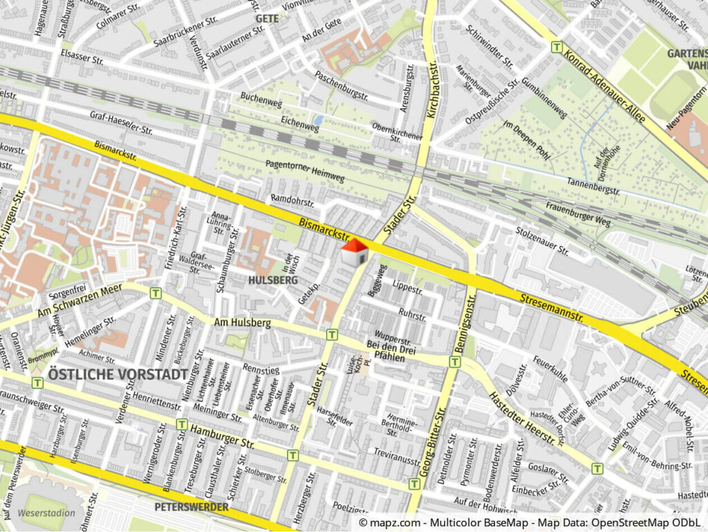 Zentralgelegene 3 Zi. Wohnung, mit Einbauküche, Balkon und 2 Kellern - Peterswerder/Hulsberg